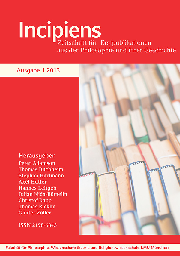 					Ansehen Bd. 1 Nr. 1 (2013)
				